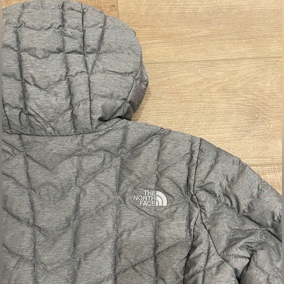 The North Face Gray Puffer Long Hooded Coat - Picture 8 of 13